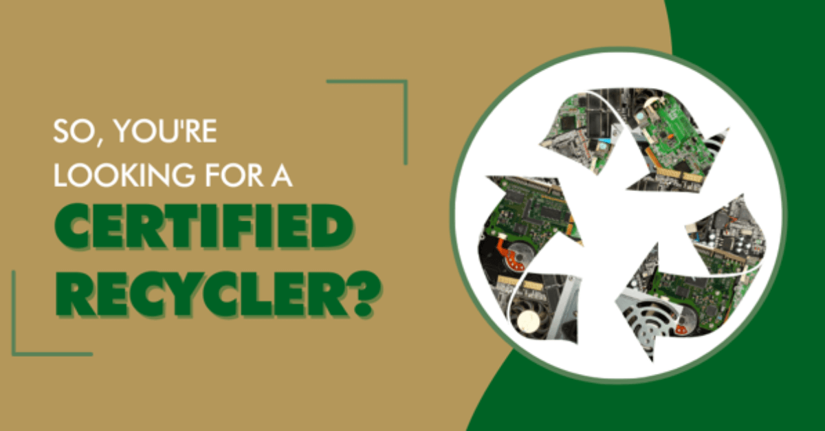 Certified Recycler Certified Recycler - CompuCycle