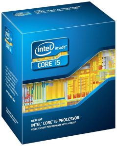 Intel Core i5 8th Gen desktop processor retail box